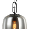 PENDENTE KHAO PRETO E FUME (D)25CM (A)45CM 1XE27 40W - OP060S