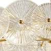 PENDENTE MEDEA DOURADO / TRANSPARENTE (D)60CM (A)20CM 12XG9 MAX 40W IP21
