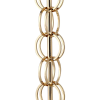 BASE PARA ABAJUR VENETO DOURADO E MARROM (D)18CM (A)57.5CM 1XE27 40W - MI005