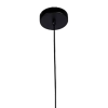 PENDENTE BOT PRETO E DOURADO (D)35CM (A)35CM 1X40W E27