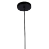 PENDENTE BOT PRETO E DOURADO (D)50CM (A)38,5CM 1X40W E27