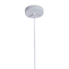 PENDENTE BOT BRANCO E NICKEL (D)20CM (A)35CM 1X40W E27