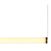PENDENTE BOSSA NOVA DOURADO E BRANCO (D)12CM (A)90CM 1X20W 3000K 1000LM - OC006