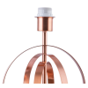BASE PARA ABAJUR MONDE COBRE (D)24CM (A)40CM 1XE27 40W - GL004E