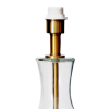 BASE PARA ABAJUR VENETO DOURADO E TRANSPARENTE (D)20CM (A)54.7CM 1XE27 40W - WR002