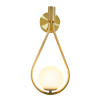 ARANDELA PINGO BRONZE E BRANCO (D)20CM (A)42CM 1XG9 25W - TR002