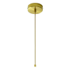 PENDENTE PINGO BRONZE E BRANCO (D)18CM (A)49CM 1XG9 25W - TR001