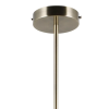 PENDENTE PETIT POA DOURADO E BRANCO (D)31CM (A)140CM 6XE27 BOLINHA 30W - SQ004