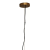 PENDENTE CAJU BRONZE E CONHAQUE (D)21.5CM (A)29.5CM 1XE14 40W - RZ001ES