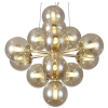 PENDENTE VINHA DOURADO E CONHAQUE (D)45CM (A)45CM 14XG9 98W - QT001G