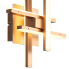 ARANDELA TOM DOURADO (C)26CM (L)26CM (A)12CM 1X20W 3000K 600LM - LR002