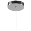 PENDENTE GOUTTE CROMADO E TRANSPARENTE (D)10CM (A)15CM 1XG9 40W - GA014