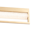 PENDENTE GLITTER DOURADO E TRANSPARENTE (C)76CM (L)6CM (A)13.5CM 1X20W 3000K 1000LM - HC009S