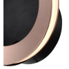 ARANDELA GINGA ROSE GOLD E PRETO E PRETO (C)17CM (L)10.5CM (A)17CM 1X6W 3000K 300LM - BB015