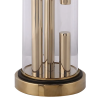 BASE PARA ABAJUR VENETO DOURADO E TRANSPARENTE (D)16CM (A)53CM 1XE27 40W - MI008