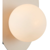 ARANDELA IBIRA PRETO / DOURADO E BRANCO (C)14CM (L)13CM (A)25CM 1XG9 25W - HL015