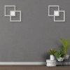 ARANDELA / PLAFON TEC PRETO (C)41CM (L)41CM (A)4CM 1X45W 3000K 2450LM - GD010B