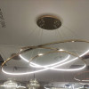 PENDENTE BIRDIE OVAL DOURADO (C)80CM (L)50CM (A)42CM 1X39W 3000K - KW004G