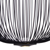 PENDENTE ARAL PRETO (D)53CM (A)55CM 2X4W 3000K 900LM - KE006B