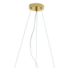 PENDENTE HALO DOURADO E CONHAQUE (D)69.5CM (A)24CM 25XG9 125W