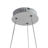 PENDENTE NODO BRANCO (D)50CM (A)15CM 1X36W 3000K 1188LM LED - HM020W