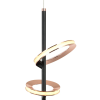 PENDENTE GINGA ROSE GOLD E PRETO (D)23.5CM (A)52CM 1X 4,3W + 2X 6,1W 3000K 82 - BB012