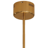 PENDENTE TSUKI BRONZE E TRANSPARENTE (D)97CM (A)48CM 40X1.5W 3000K 6000LM - BB009L