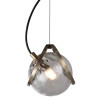 PENDENTE TAHI DOURADO E TRANSPARENTE (D)14CM (A)15CM 1XG9 25W - RE014S