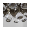 PENDENTE / PLAFON SOHO CROMADO E TRANSPARENTE (D)22CM (A)12CM 1XG9 25W - PD007CR