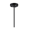 PENDENTE LEBLON PRETO (D)75CM (A)123CM 7XE27 280W - RM002B