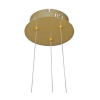 PENDENTE FLUIRE DOURADO (C)58CM (L)55CM (A)24CM 1X30W 3000K 1500LM - SB001