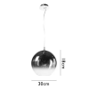 PENDENTE BOCCI COBRE E COBRE (D)30CM 1XE27 40W - OD038EM