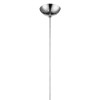 PENDENTE SOHO CROMADO E TRANSPARENTE E COBRE (D)16CM (A)13CM 1XG9 25W - HO7613CO