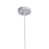 PENDENTE SET BRANCO E DOURADO (D)23CM (A)23CM  1X40W   E27