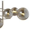 PENDENTE RIO NICKEL E FUME (D)84CM (A)90CM 6XG9 150W - RZ002