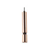 PENDENTE PRIH COBRE E PRETO E PRETO (D)5CM (A)30CM 1XE27 40W - HL002