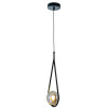 PENDENTE PINGO PRETO E FUME (D)18CM (A)30CM 1XG9 25W - TR001B