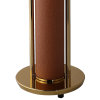 BASE PARA ABAJUR VENETO DOURADO E MARROM (D)20CM (A)60.5CM 1XE27 40W - MI010