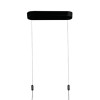 PENDENTE NÉBULA PRETO E BRANCO (C)105CM (L)28CM 1X42W 3000K 2100LM - DW006B