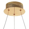 PENDENTE LUMINA DOURADO (D)45CM (A)9.5CM 1X37W 3000K 1850LM - BB006G
