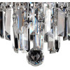 PENDENTE KRI CROMADO E TRANSPARENTE (D)18CM (A)21CM 1XG9 40W - HU2105