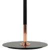 ABAJUR GINGA ROSE GOLD E PRETO (D)20CM (A)60CM 4,3W + 6,1W 3000K 520LM - BB013