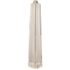 BASE PARA ABAJUR CLASSIC CROMADO E TRANSPARENTE (D)12CM (A)61CM 1XE27 40W - XL1152
