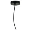 PENDENTE KHAO PRETO E FUME (D)25CM (A)45CM 1XE27 40W - OP060S