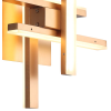 ARANDELA TOM DOURADO (C)26CM (L)26CM (A)12CM 1X20W 3000K 600LM - LR002