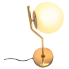 ABAJUR VIVA DOURADO E BRANCO (D)17CM (A)49CM 1XE27 BOLINHA 5W - SQ007