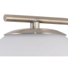 ARANDELA PETIT POA DOURADO E BRANCO (C)20CM (L)15CM (A)17CM 1XE27 BOLINHA 5W - SQ005
