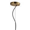 PENDENTE CAJU BRONZE E CONHAQUE (D)48CM (A)63CM 3XE27 120W - RZ001EL