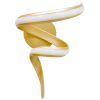 ARANDELA FLUIRE DOURADO (C)20CM (L)30CM (A)40CM 1X12W 3000K 720LM