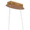 PENDENTE FLUIRE DOURADO (C)100CM (L)25CM (A)30CM 1X45W 3000K 2700LM - RE006